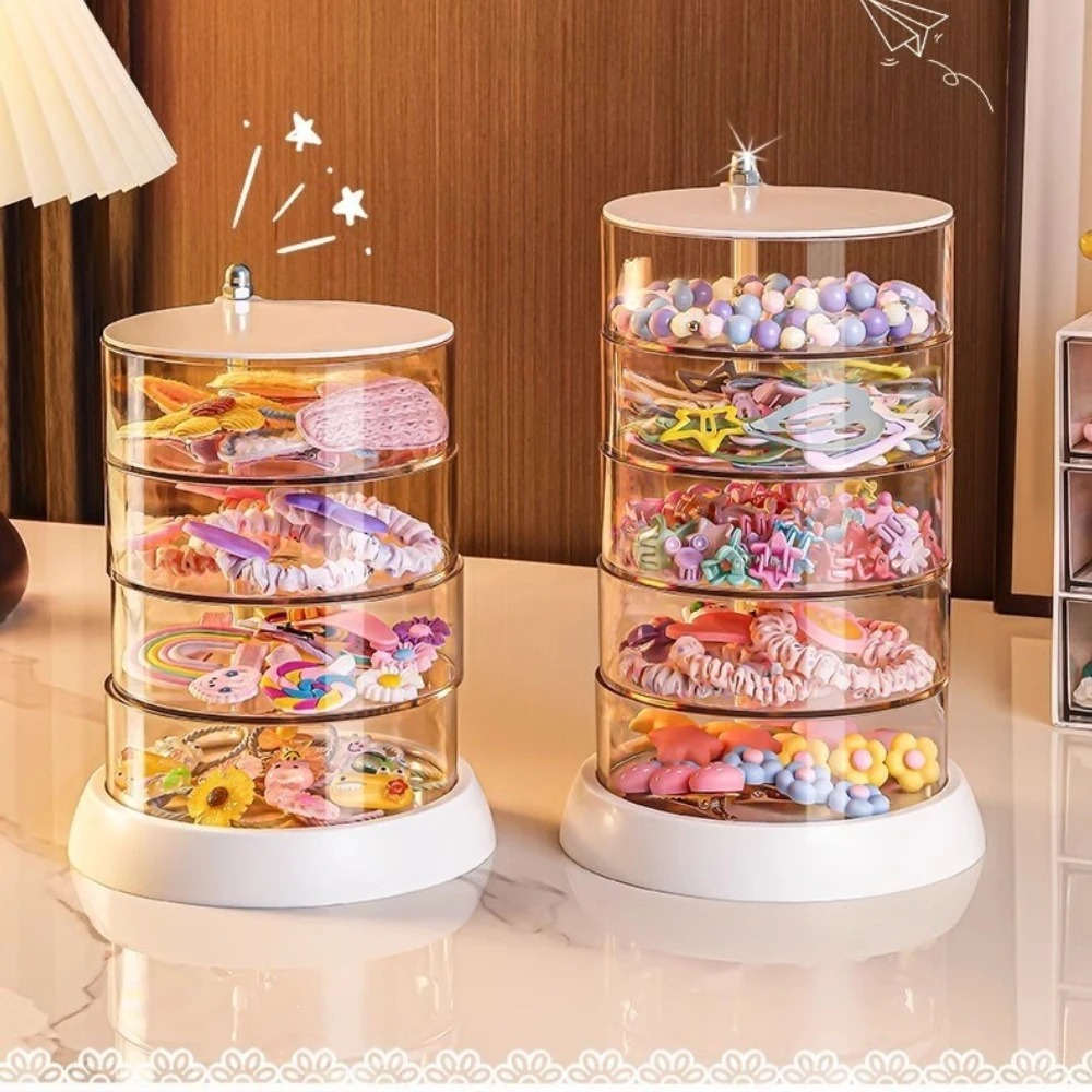 Shop Jewelry & Watches Near Me - 360 Rotating Clear Hair Accessory Organizer