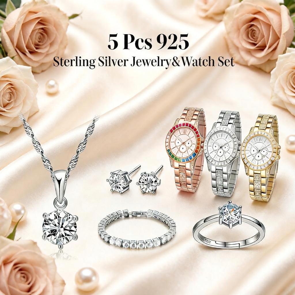 Pretty 925 Sterling Silver Geo - Best Jewelry Watches For Women 评论和价格