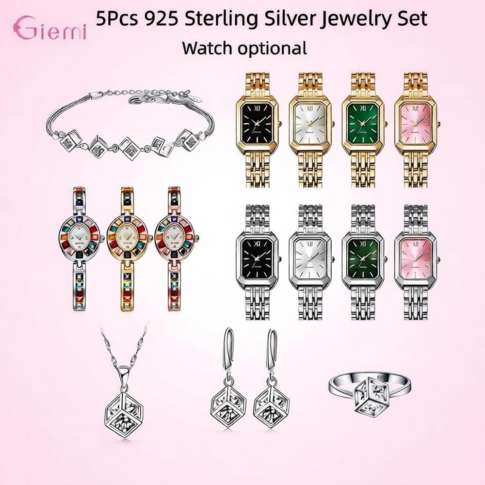 Pretty 925 Sterling Silver Geo - Best Jewelry Watches For Women 评论和价格