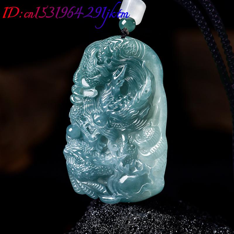 Natural Burmese Jadeite Dragon - The Jewelry & Watches 评论和价格