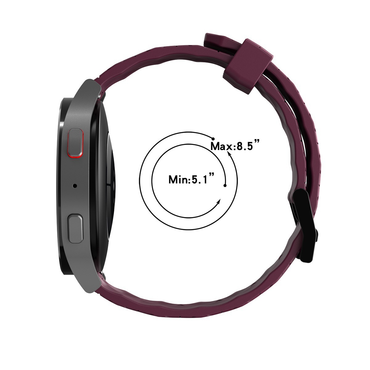 20/22mm Silicone Watch Strap F - A1 Watches & Jewelry New York Photos 评论和价格