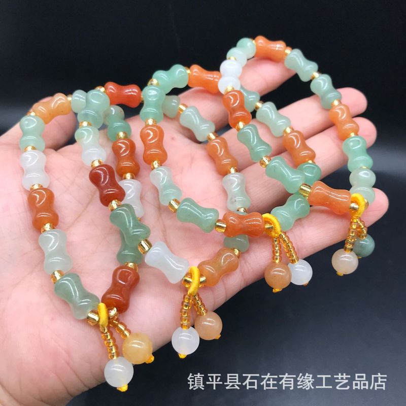 Natural Aventurine Bamboo , Go - The Jewelry & Watches 评论和价格