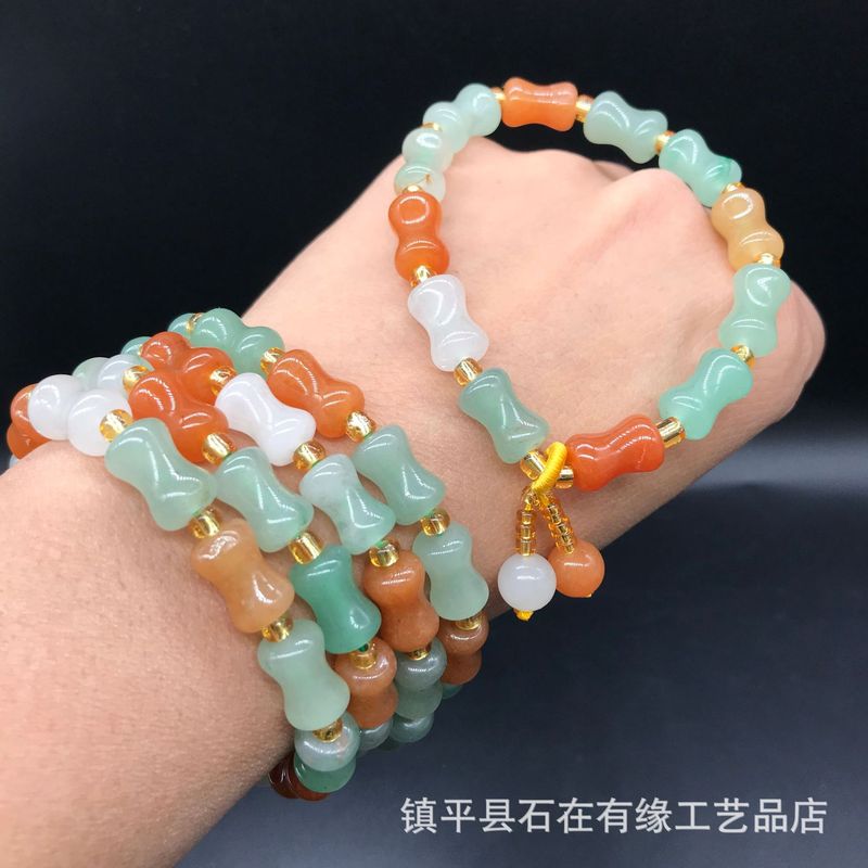 Natural Aventurine Bamboo , Go - The Jewelry & Watches 评论和价格