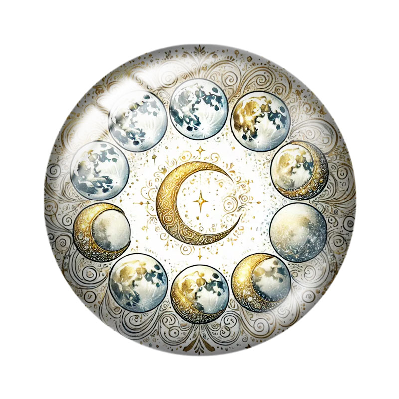 Mystic Star Moon  12/18/20/25m - Moon Star Earrings 评论和价格