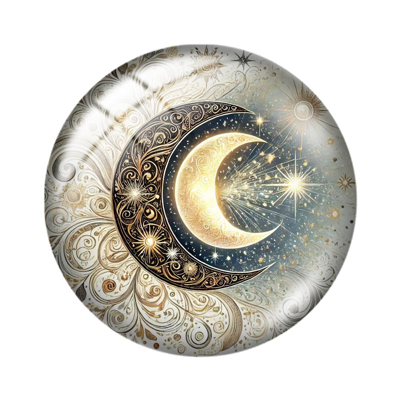 Mystic Star Moon  12/18/20/25m - Moon Star Earrings 评论和价格