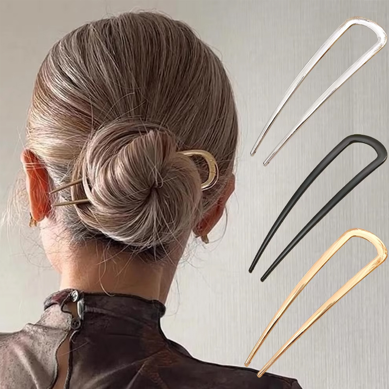 Simple U Shaped Hair Forks Hai - Shop Jewelry & Watches Near Me 评论和价格