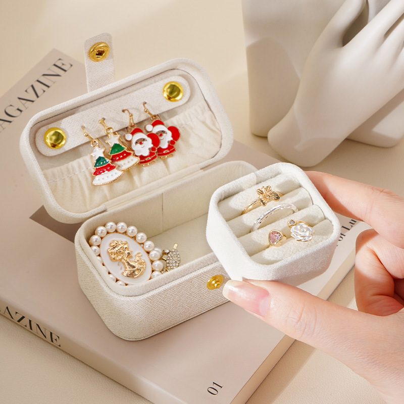 Portable Mini Jewelry Box, Lig - Used Jewelry Watches 评论和价格