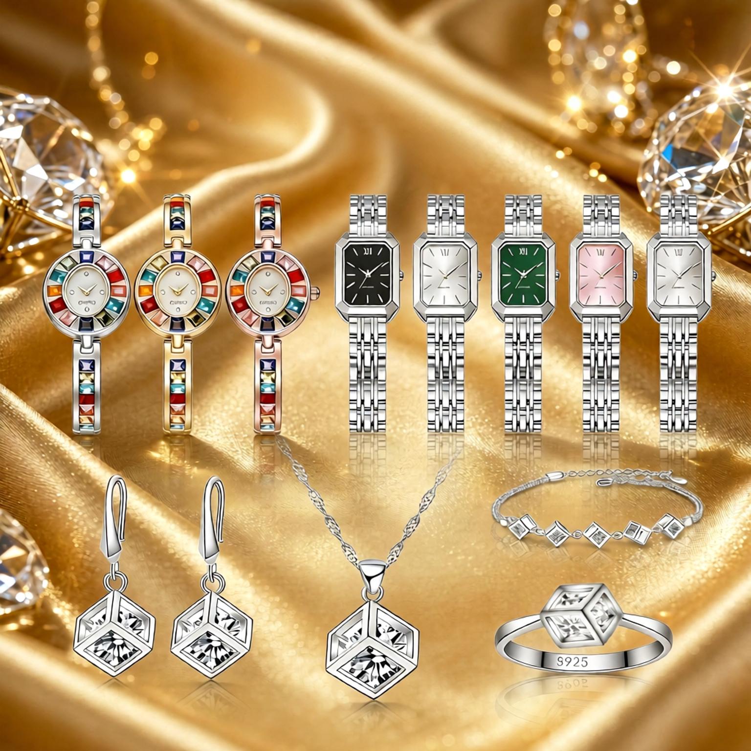 Exquisite 925 Sterling Silver  - Best Jewelry Watches For Women 评论和价格