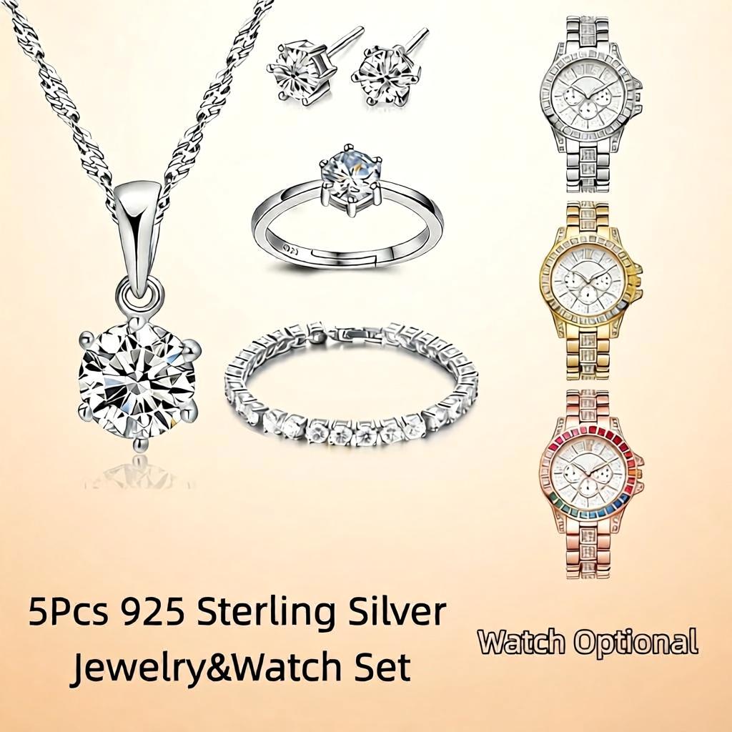 Exquisite 925 Sterling Silver  - Best Jewelry Watches For Women 评论和价格