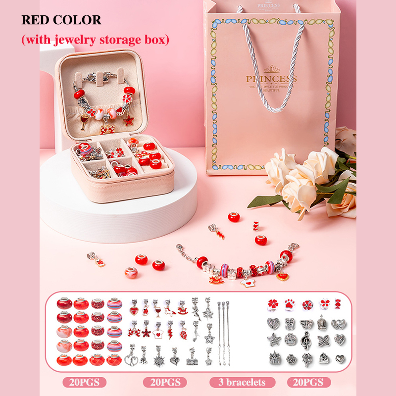 DIY Beaded Bracelet Set with S - Jewelry Y Watches 评论和价格