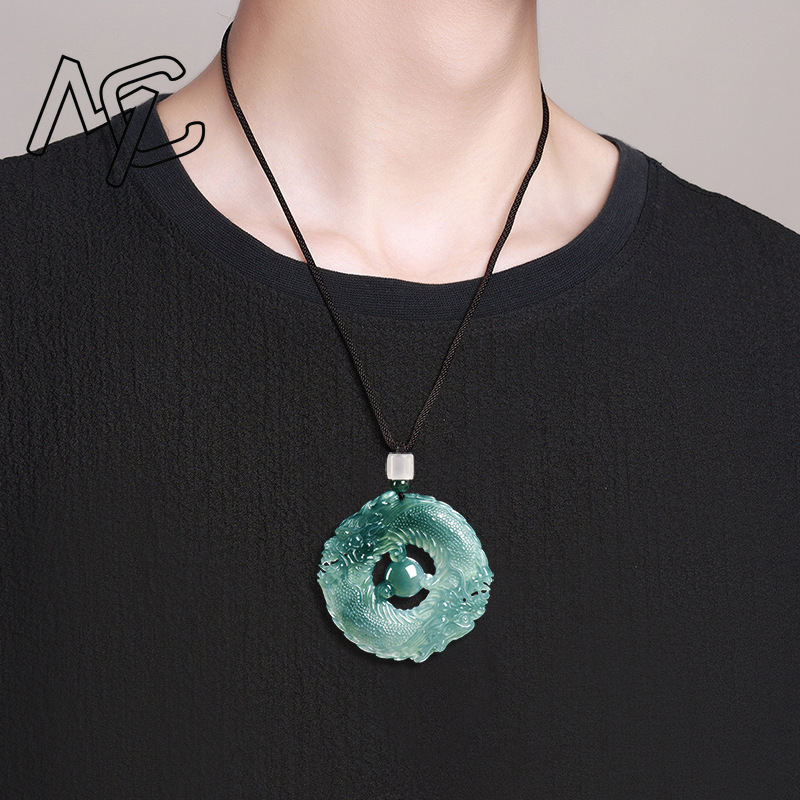 Natural Real Emerald Blue Wate - The Jewelry & Watches 评论和价格