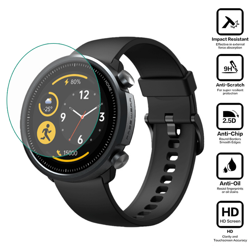 Hard Tempered Glass Smartwatch - A1 Watches & Jewelry New York Photos 评论和价格