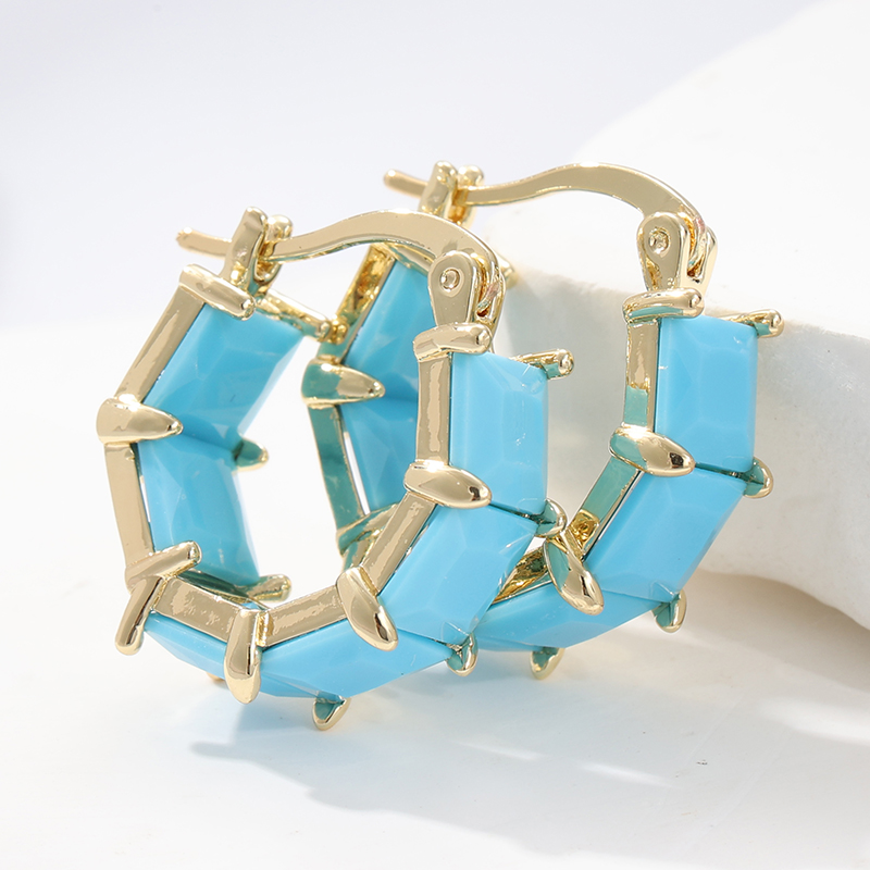Fashion Classic Turquoise Chec - Turquoise Stone Ring 评论和价格