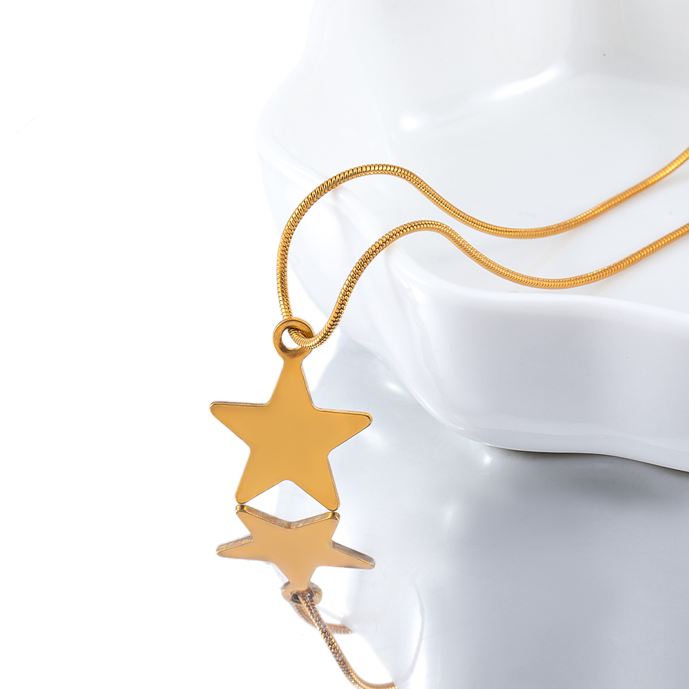 20pcs Stainless Steel Flat Sta - Moon Star Earrings 评论和价格