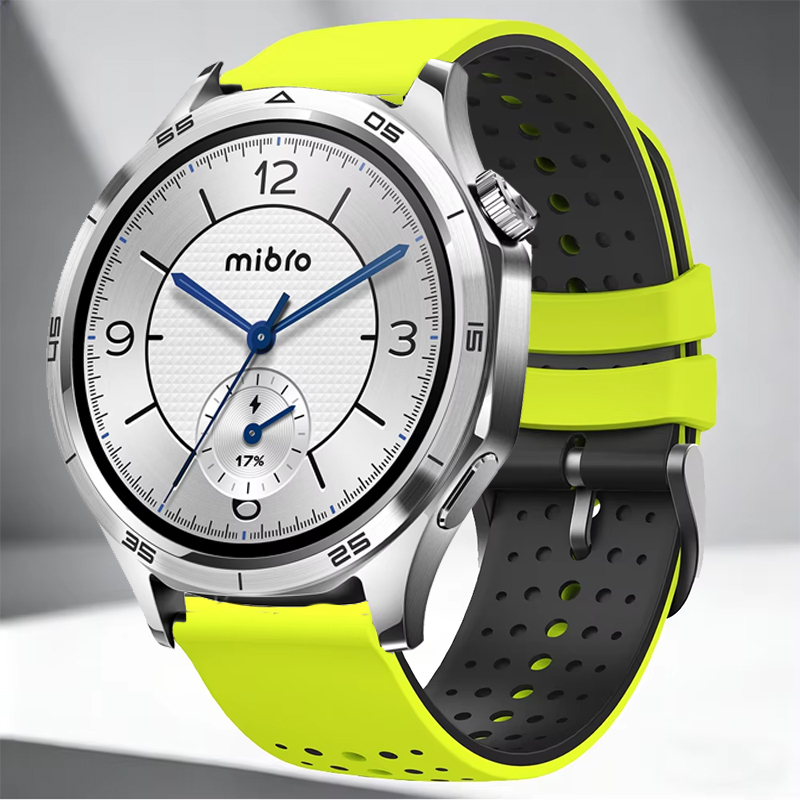 22mm TwoTone Silicone Band For - A1 Watches & Jewelry New York Photos 评论和价格
