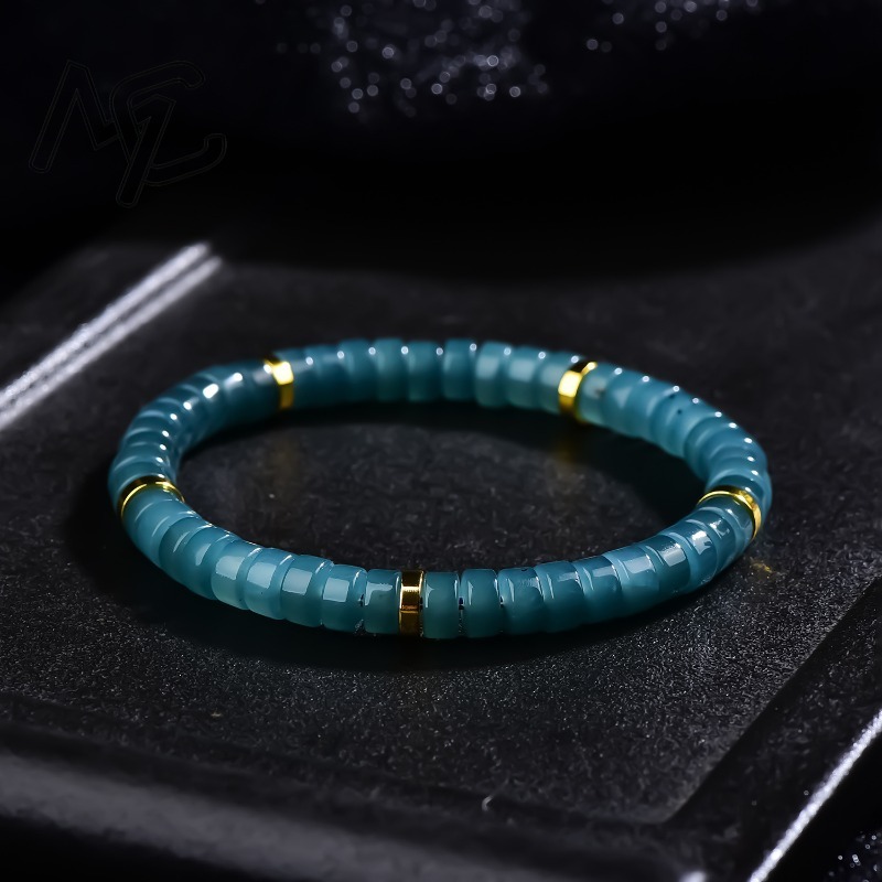 Natural Jadeite Blue Water Aba - The Jewelry & Watches 评论和价格