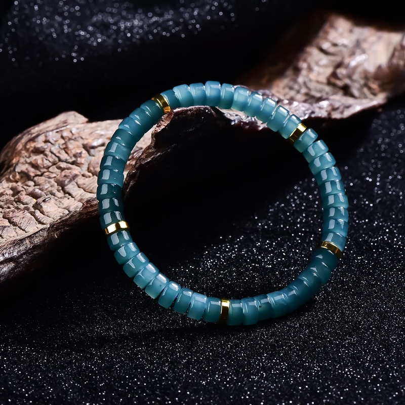 Natural Jadeite Blue Water Aba - The Jewelry & Watches 评论和价格