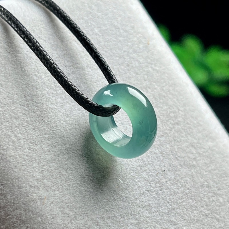Natural Emerald Blue Water Luc - The Jewelry & Watches 评论和价格