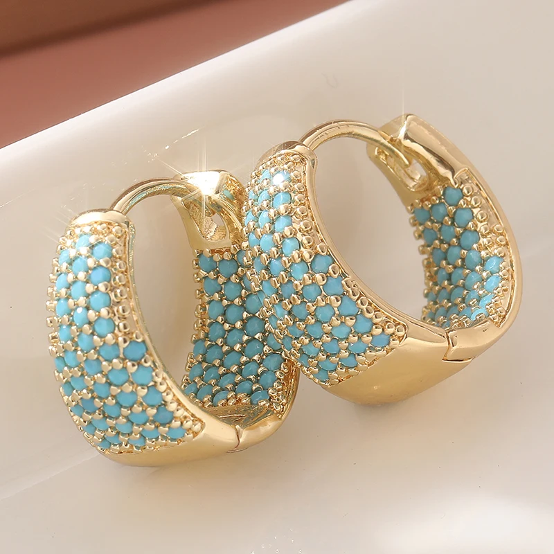 Fashion Full Blue Turquoise Pa - Turquoise Stone Ring 评论和价格