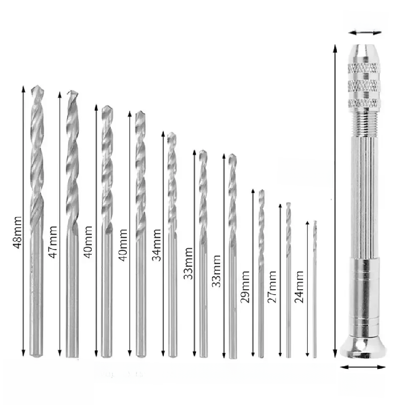 0.8-3.0mm Mini Hand Drill Wood - Watches & Jewelry Repair Center New York 评论和价格
