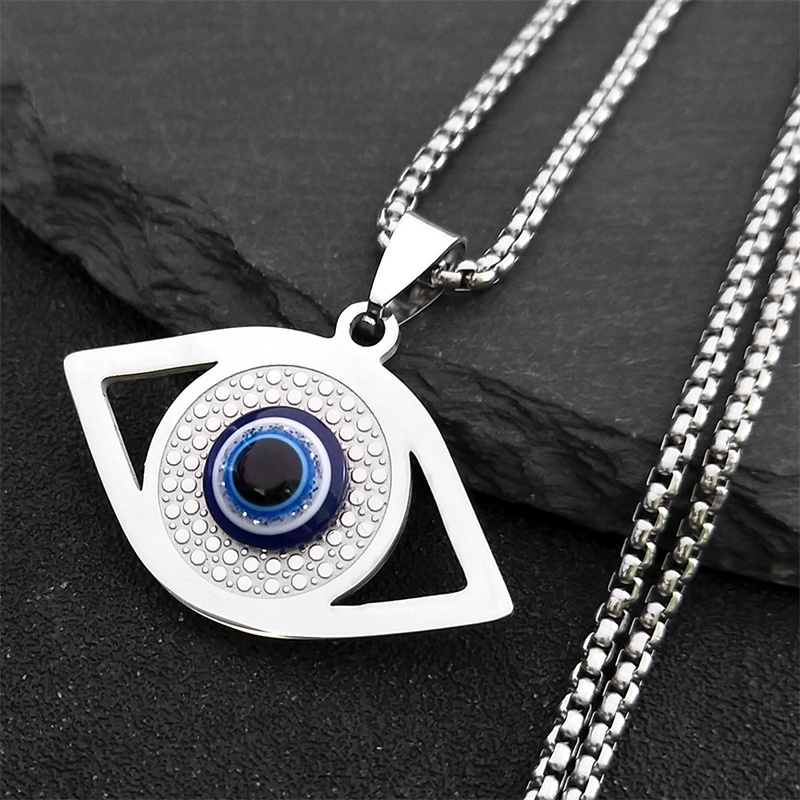 Islam Hamsa Evil Blue Eye Neck - The Jewelry & Watches 评论和价格